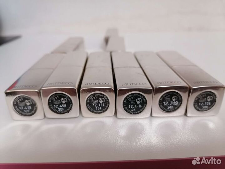 Помады Artdeco, тона 418, 458, 462, 478, 749, 724