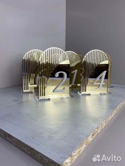 Номерки на свадебные столы гостей