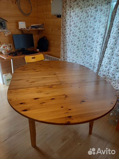 Стол круглый раздвижной IKEA