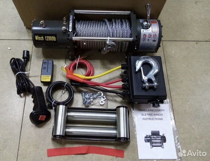 Лебедка electric winch 12000