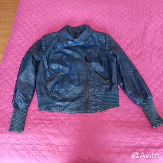 Кожаная куртка.разм 46-48