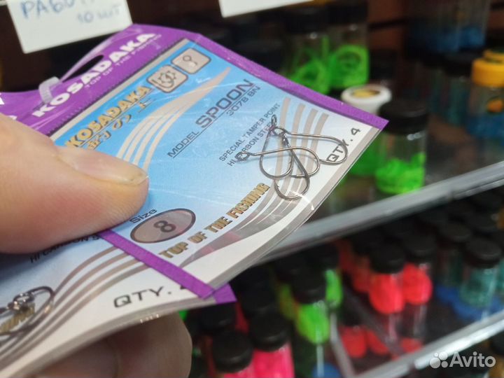 Крючки для микроджига с большим ухом (10 пачек)