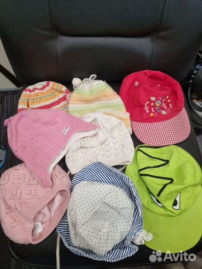 Детские шапки и кепки для девочки 3-4 года