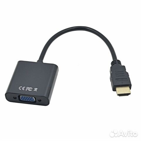 Переходник Noname hdmi(M) -VGA(F) +Audio+micro USB