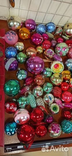 Ёлочные игрушки стекло