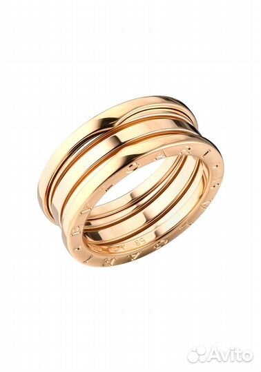 Кольцо Bvlgari B.Zero1 3-Band Yellow Gold AN191023