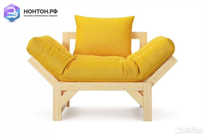 Кресло Амбер желтое