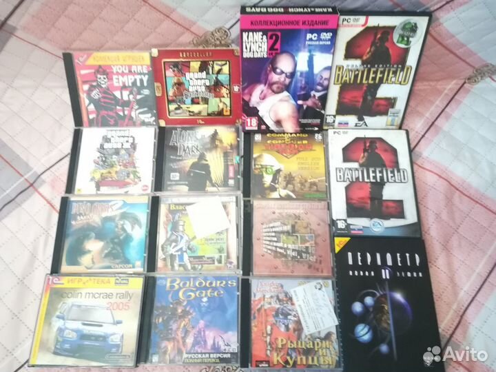 Игры для пк на дисках. Много