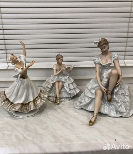 Статуэтки фарфор балерина, танцовщица