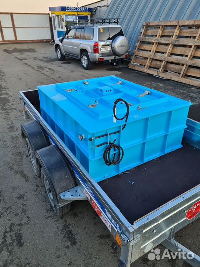 Ёмкость контейнер для перевозки живой рыбы 1600 л