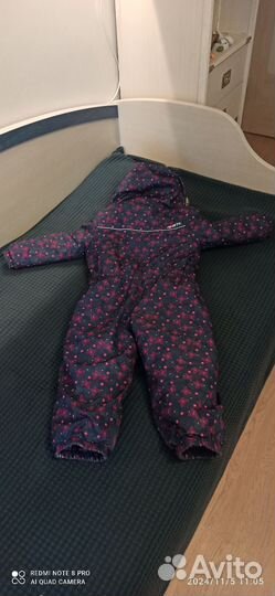Зимний комбинезон для девочки 104