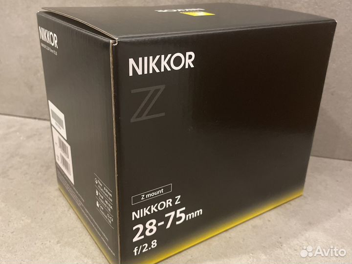 Nikon 28-75mm f/2.8 Nikkor Z Новый-Гарантия
