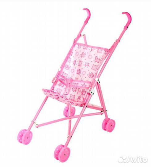 Коляска для кукол, (металлическая) в пакете 886 AC