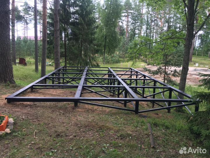 Фундамент на винтовых сваях