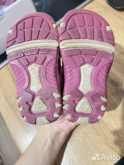Сандалии для девочки 21 размер