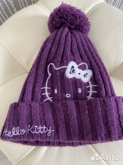 Шапка на флисе для девочки