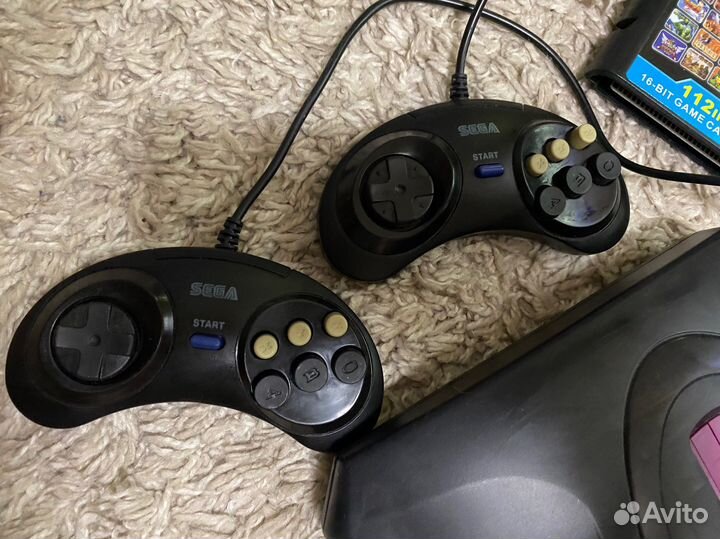 Приставка sega + картридж