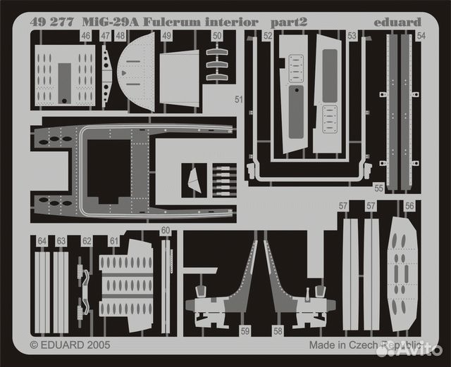 Фототравление в масштабе 1/48 авиация