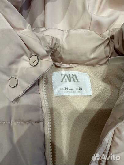 Куртка zara для девочки 98