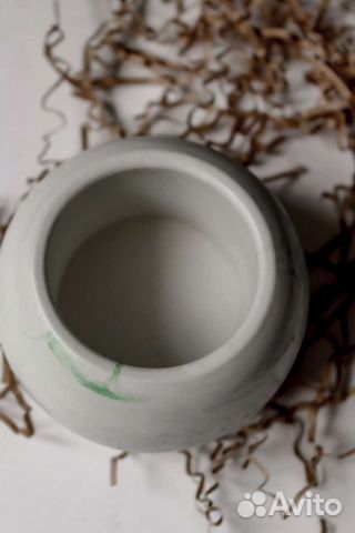 Подсвечник из гипса 50 мл