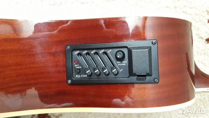 Эл.акустическая гитара Martinez faw802-12ceq tbs