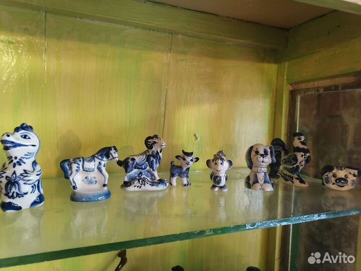 Статуэтки фигурки символ года гжель