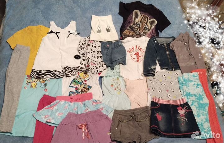 Вещи пакетом для девочки 92 - 110
