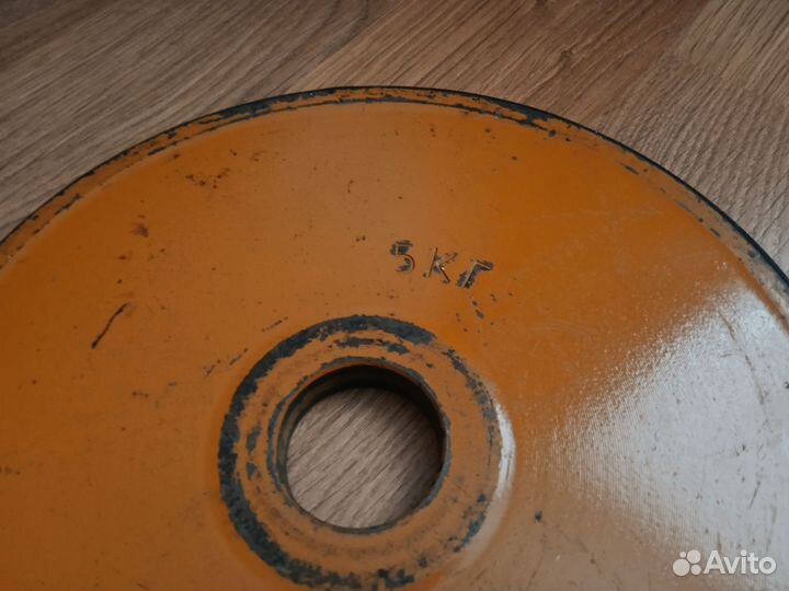 Блины для штанги 5 кг 2 шт