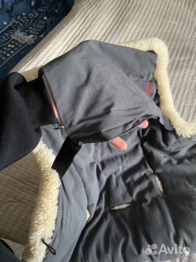 Меховой овчинный конверт в коляску Christ