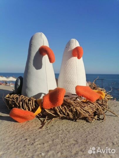 Интерьерная игрушка чайка