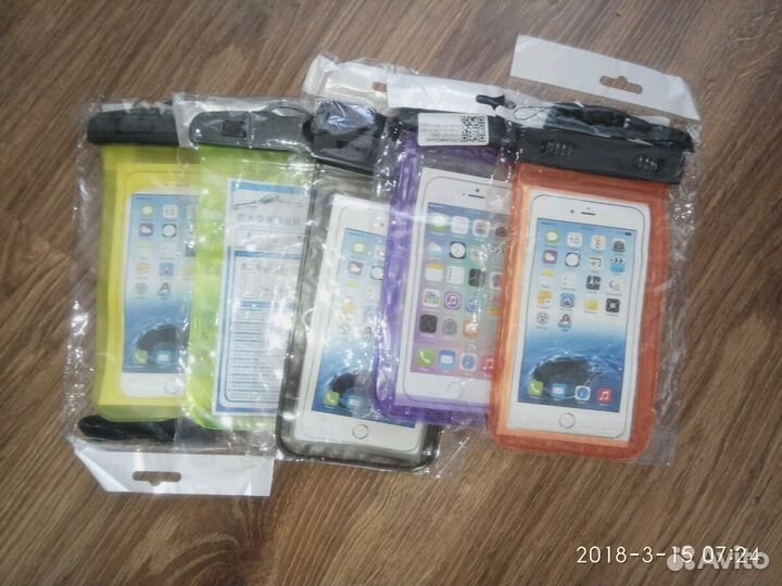 Чехол водонепроницаемый для телефонов до 6