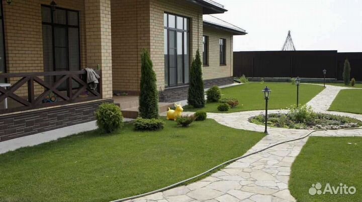 Укладка газона