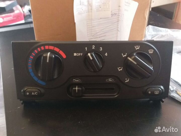 Блок управления отопителем Шевроле Lanos