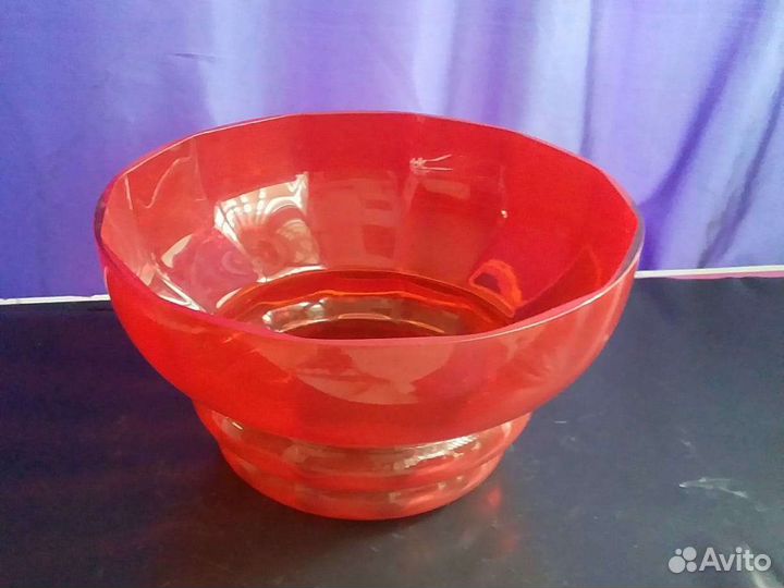 Ваза для фруктов богемия