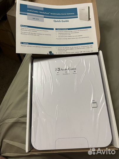 Мультимедийный шлюз AudioCodes MP 272 новый