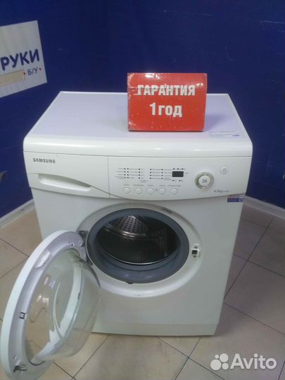 Стиральная машина бу samsung с гарантией 1 год