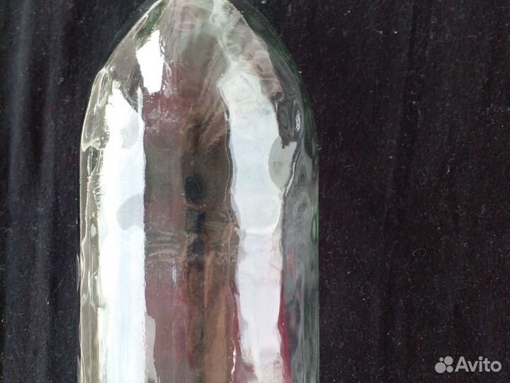 Бутылка с притертой пробкой 2 л стекло ссср/винтаж