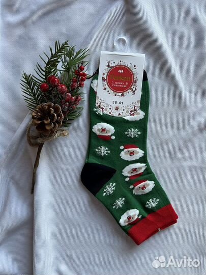 Носки новогодние