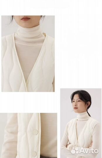 Жилетка тонкая пуховая в наличии