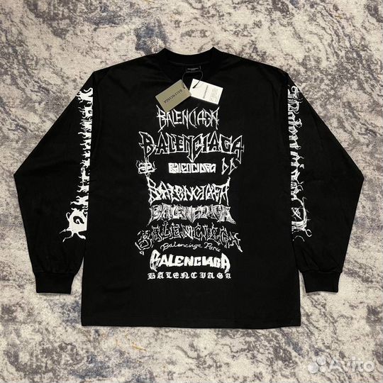 Лонгслив Balenciaga diy metal