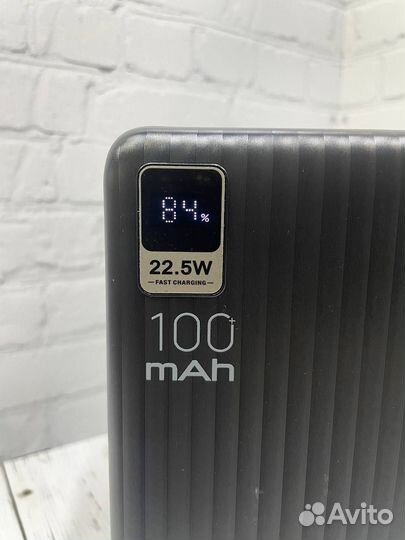Пауэрбанк 100000 mAh, 100000 мАч, черный