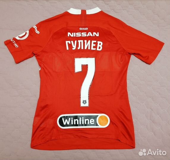 Игровая Футболка фк Спартак Москва Гулиев