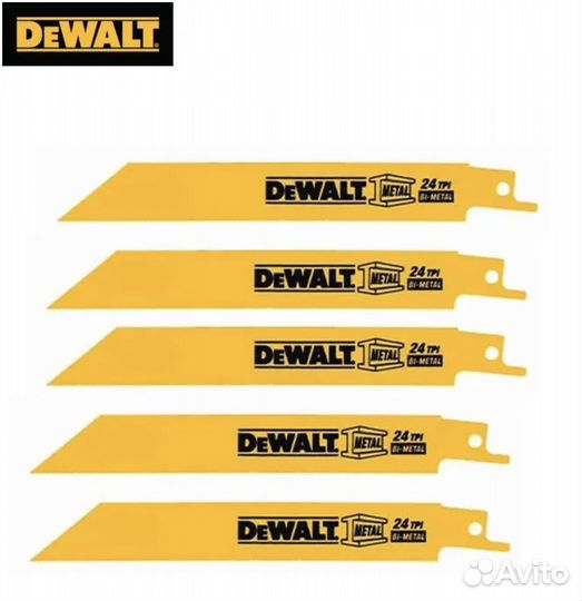 Полотно по металлу Dewalt для сабельно пилы 203мм