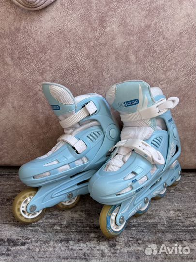Роликовые коньки детские раздвижные 34-37