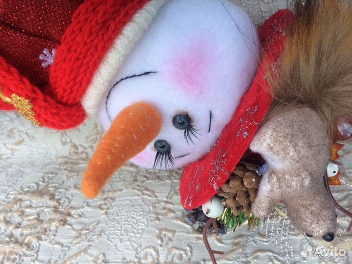 Интерьерный Сказочный Снеговик.Радость в Ваш дом