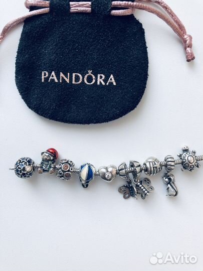 Шармы Pandora оригинал серебро пандора подвеска
