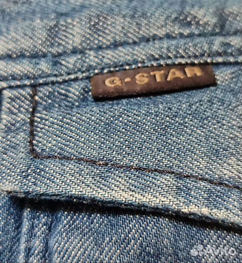 G-Star Raw S джинсовая рубашка мужская