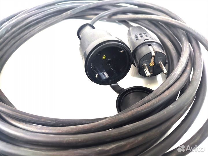 Удлинитель силовой 5 и 10м, пвс 3Х1,5 мм2