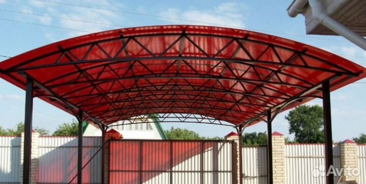 Навес под ключ