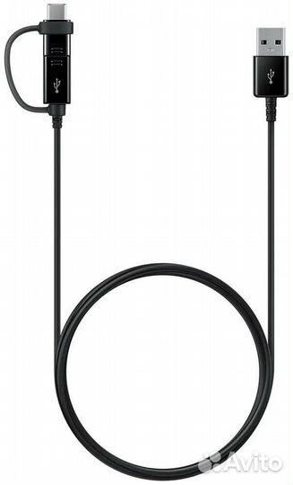 Автомобильная зарядка Samsung EP-L1100 + кабель